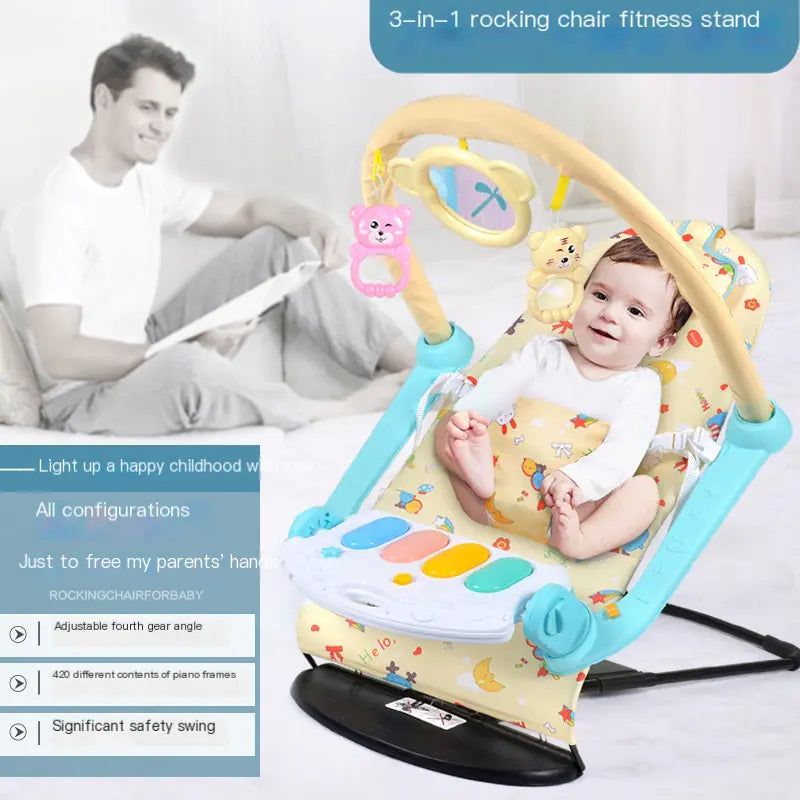 Explosive Baby Pedal Piano Music Fitness Frame Toy