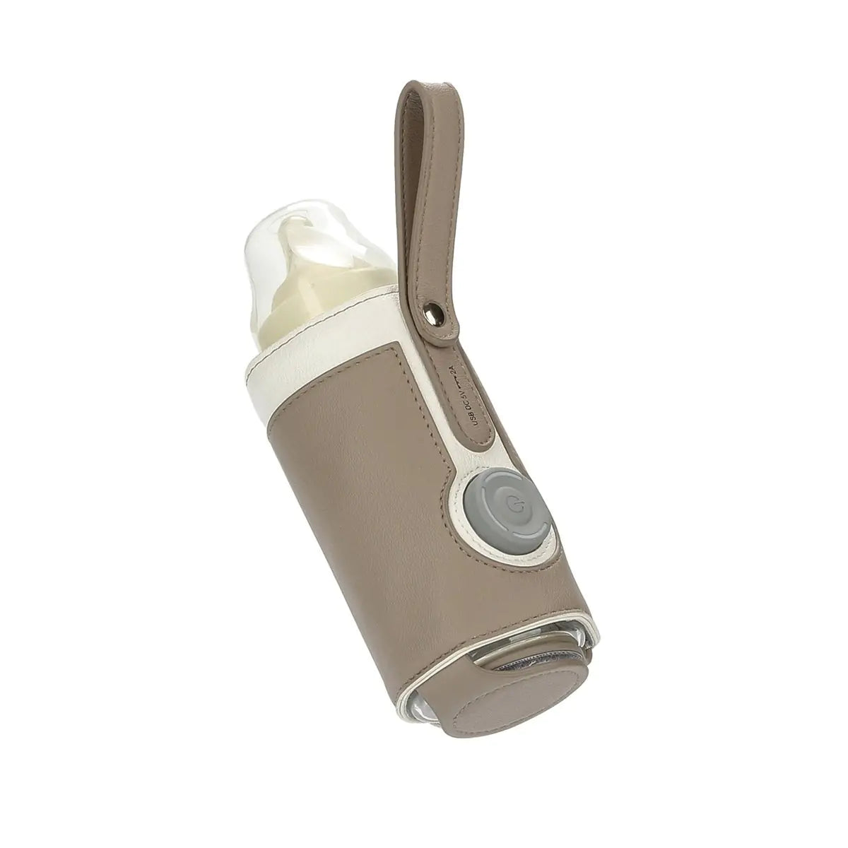 Leather Heating Bottle Bag with Three-speed Adjustment