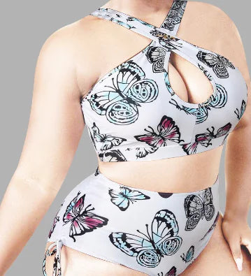 Butterfly Backless Fitness Jumpsuit for Women