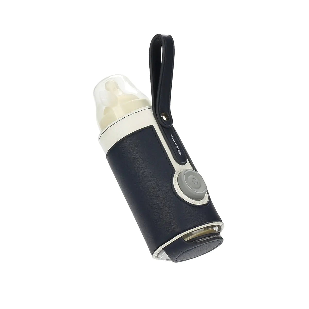 Leather Heating Bottle Bag with Three-speed Adjustment