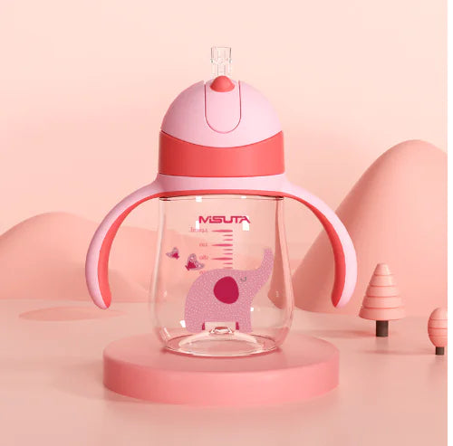 Children's Dual-Use Duckbill Straws Learning Cups