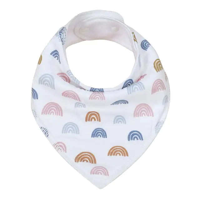 Newborn Feeding Bib - Baby Handkerchief Design