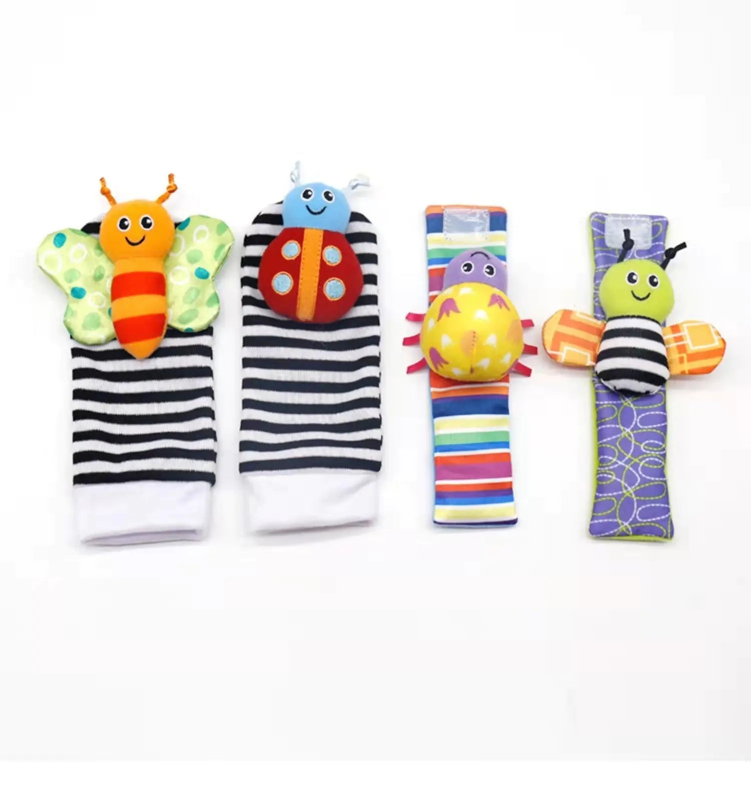Baby Cartoon Animal Wrist Bell Socks Suit