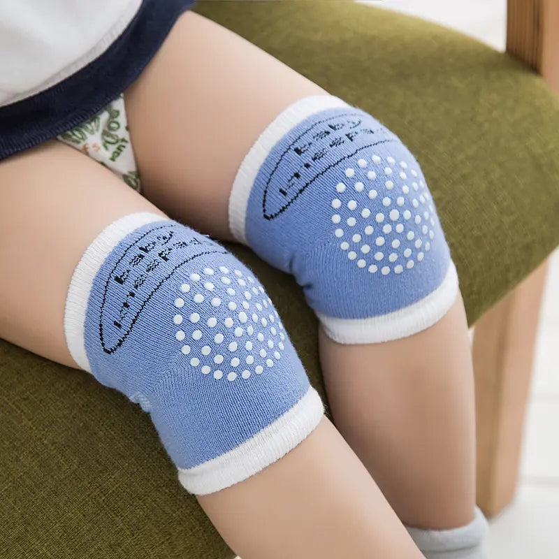 Breathable Cotton Baby Knee Pads and Elbow Socks Set