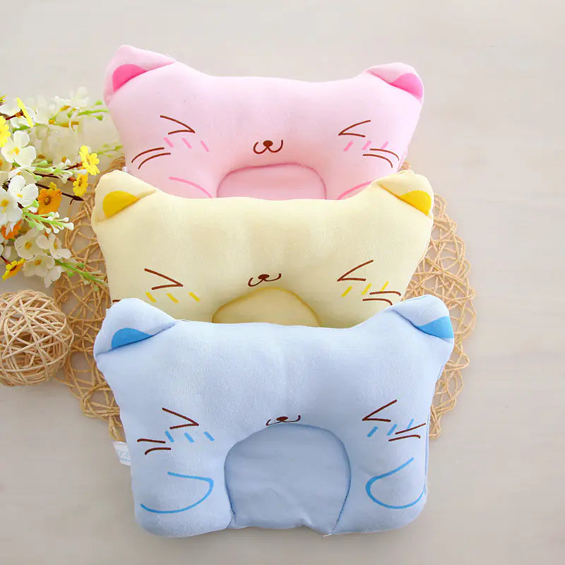 Cartoon Newborn with Stereotyped Pillow Print