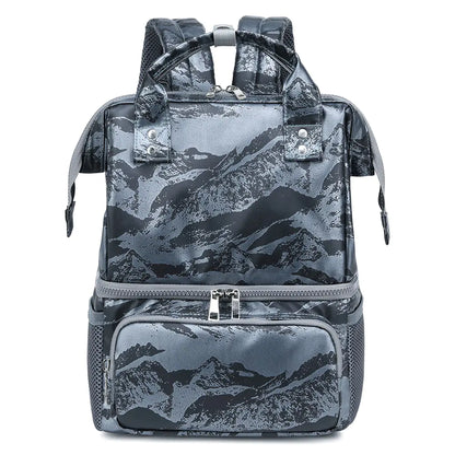 Fashionable Double Layer Multi-functional Handbag