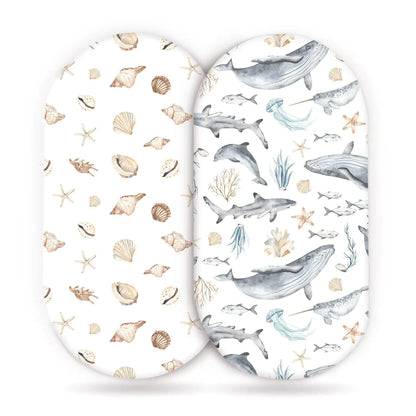 Elastic Printed Fitted Sheet for Baby Cradle &amp; Changing Table