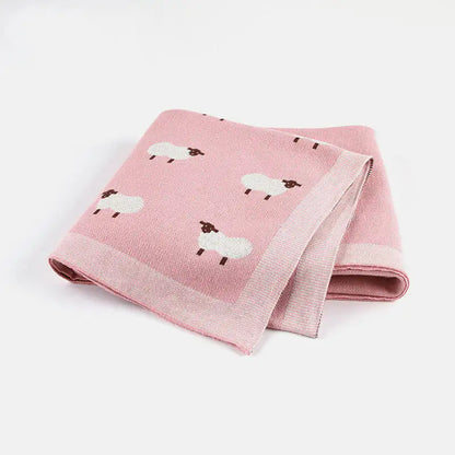 Windproof Baby Sheepskin Blanket Cover