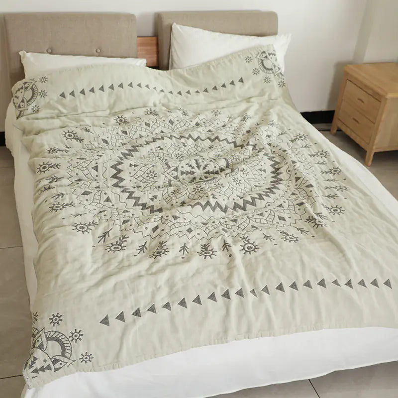 Four-Layer Thick Cotton Blanket