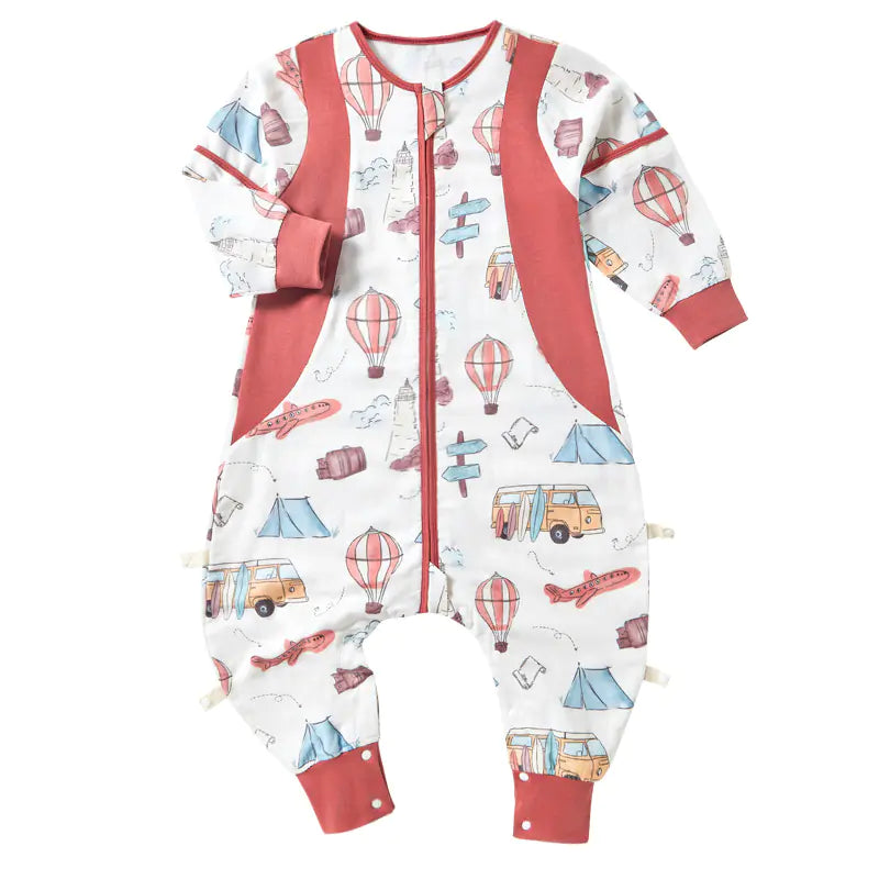 Baby Bamboo Fiber Sleeveless Sleep Bag with Legs