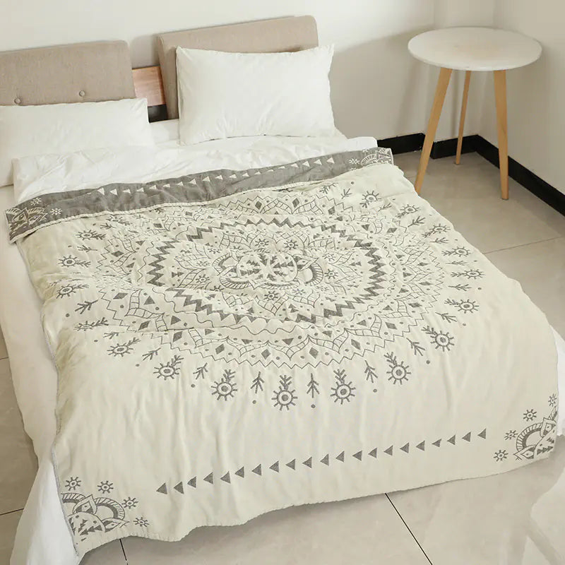 Four-Layer Thick Cotton Blanket