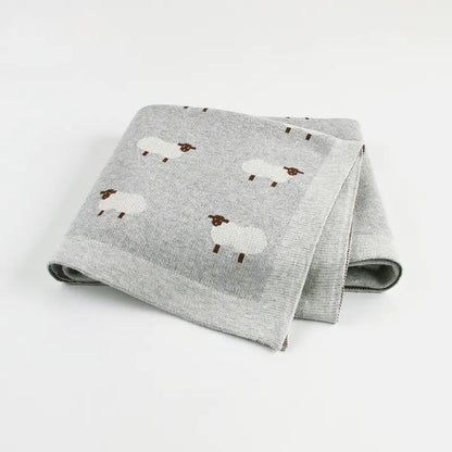 Windproof Baby Sheepskin Blanket Cover