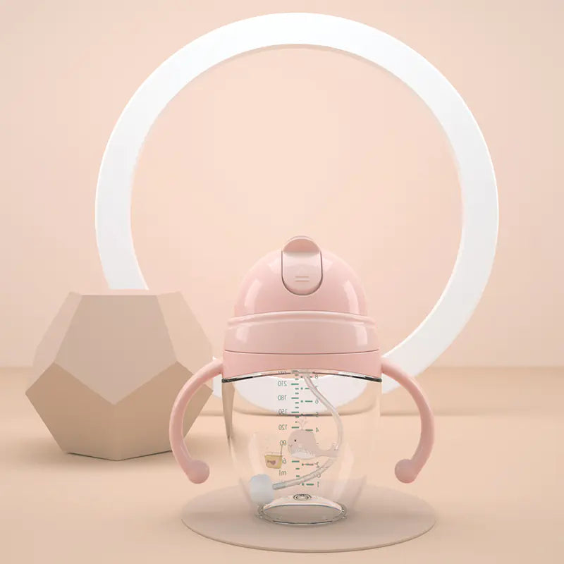 Children's Dual-Use Duckbill Straws Learning Cups