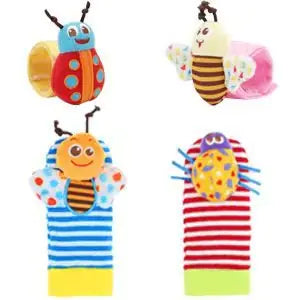 Baby Cartoon Animal Wrist Bell Socks Suit