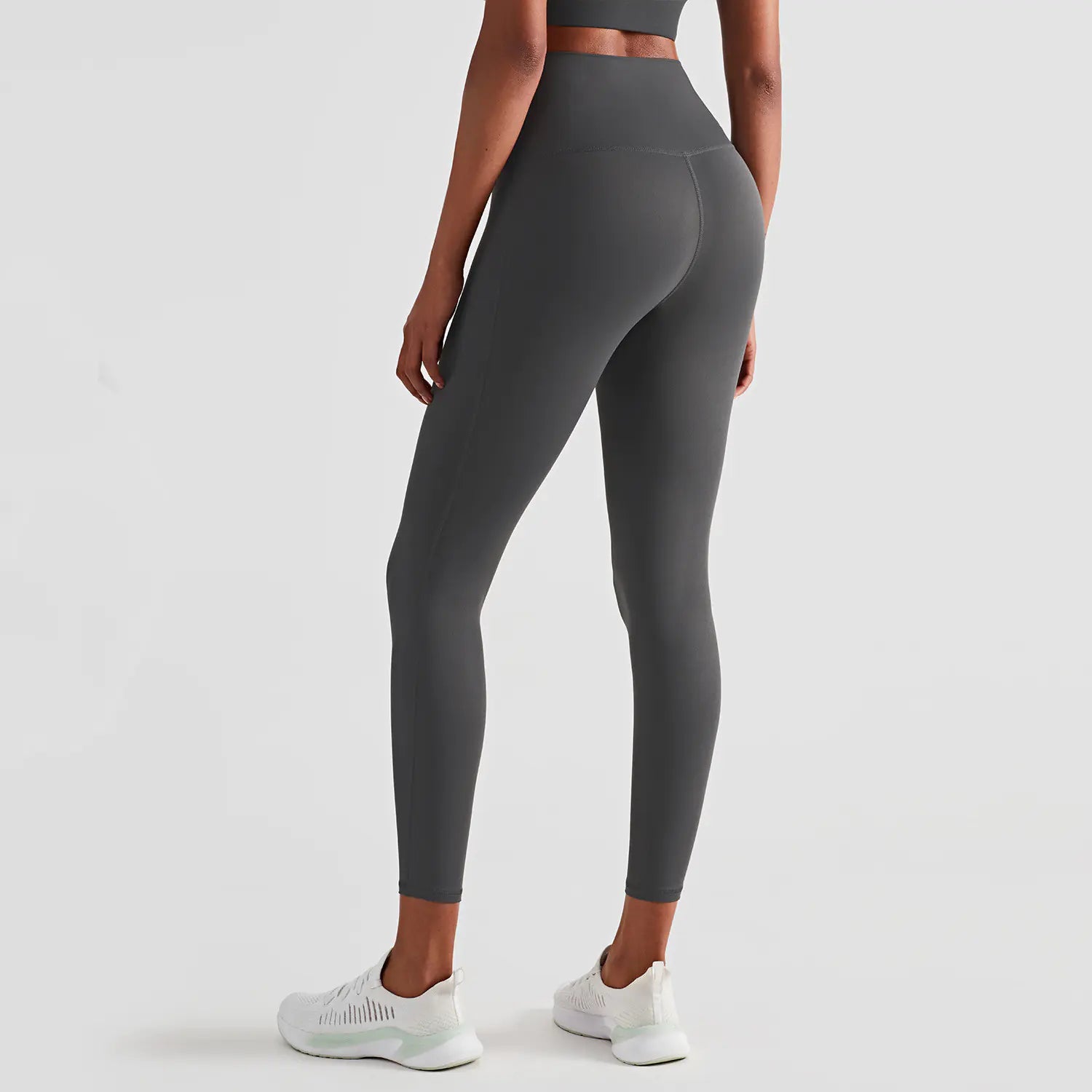 High-Waisted Fitness Tights for Women (Peach Buttocks)